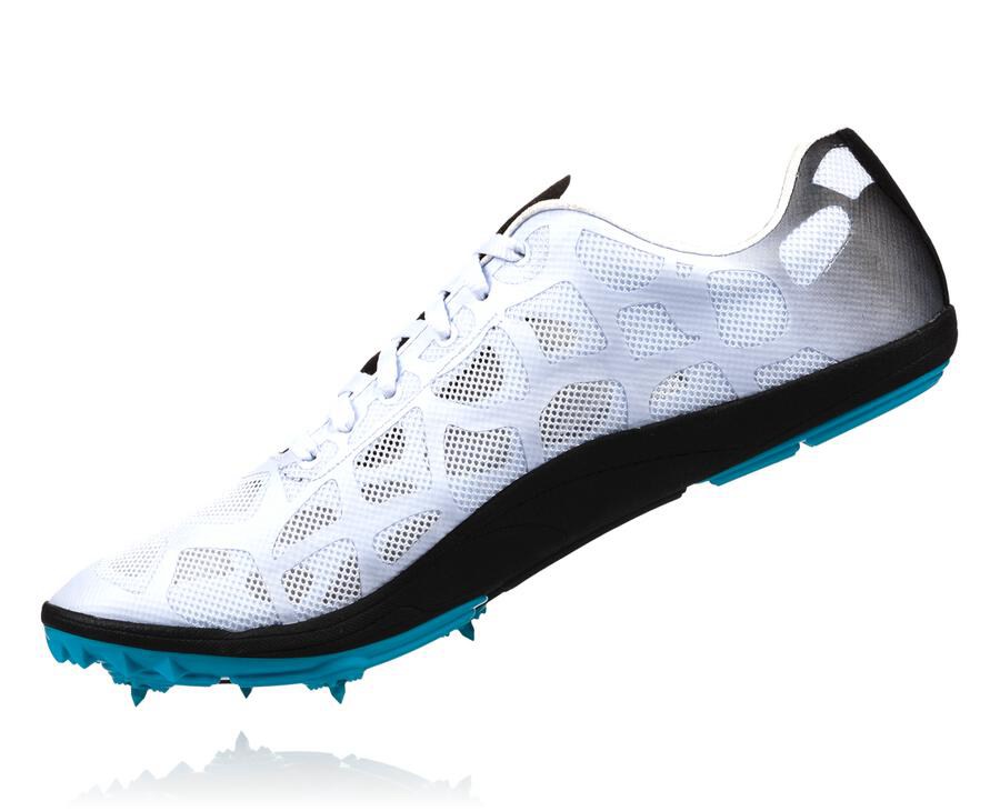 Hoka One One Mens Spikes - Rocket X - White - DVRE01739